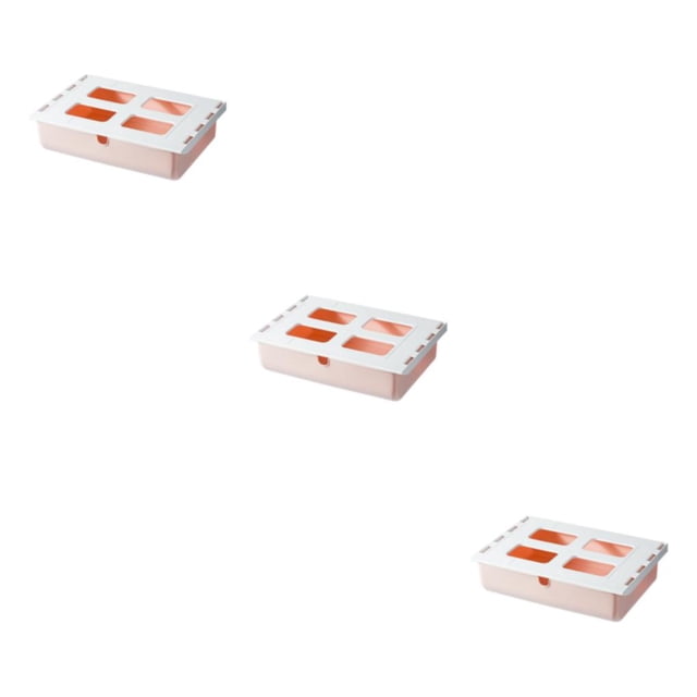 Caja organizadora elegante y de gran capacidad Yuarrent rosa 33*23.5*8.5 cm