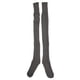 thumbnail image 4 of Calentadores de tubo de pierna cálidos de punto de cable Medias de tubo de pierna de invierno Calcetines de bota alta hasta el muslogris oscuro, 4 of 14