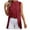 Red, variant on Womens Silk Satin Tank Tops Casual Sleeveless Blouses Summer Basic Tank Shirt Beige L