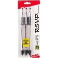 thumbnail image 1 of wqlpp-R.S.V.P. Ballpoint Pen, Fine Line, Black Ink, 3 Pack (BK90BP3A), 1 of 4