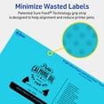 thumbnail image 5 of Avery Printable Rectangle Labels, Bright Blue, 3" x 5", 60ct, 5 of 11