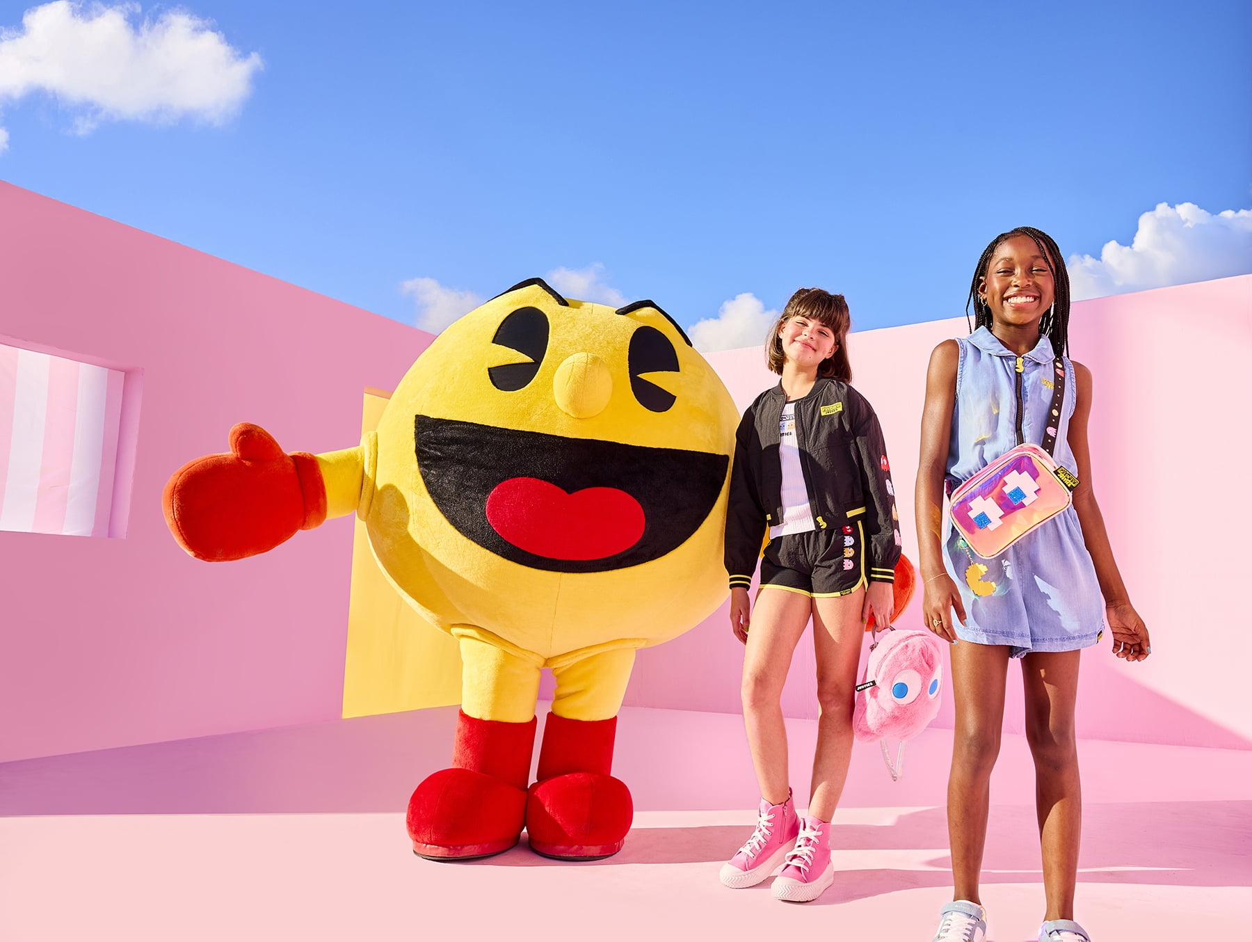 Justice Girls PAC-MAN Running Short, Sizes XS-XL & Plus