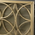 thumbnail image 5 of Noble House Emmilou Iron Single Panel Fireplace Screen, Gold, 5 of 11