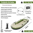 thumbnail image 2 of Bote Inflable Lancha Balsa Voyager X4 Bestway Con Remos 4 Personas, 2 of 4
