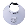 thumbnail image 4 of Sombrero con visera y ventilador, recargable por USB, para hombre y mujer, con ventilador incorporado. Gris claro, 4 of 9