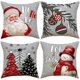thumbnail image 1 of almohada decorativas del con para el hogar, funda de cojín para el hogar, sala de estar, cama, sofá, coche, algodón, lino, cuadradoB4PCS, 1 of 5