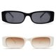 thumbnail image 3 of Gafas de sol Allarallvr Rectangle para mujer 90s Retro Trendy Y2K, 3 of 5