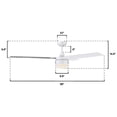 thumbnail image 6 of Westinghouse Talia 56 in. White LED Indoor Ceiling Fan, 6 of 8