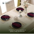 thumbnail image 2 of HEIRLOOM COMFORT Cloth Napkins Set of 12, 100% Cotton Napkin, Soft & Reusable Cotton Napkins, Napkin for Dinner, Wedding, Dining, 17" x 17" (Mustard Yellow, Burgundy, Rust), 2 of 8