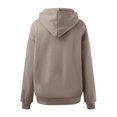 thumbnail image 4 of SIYUDAN Womens Hoodie Long Sleeve Womens Pullover Sweatshirts Oversized Sweatshirt for WomenBrown Sweatshirts for women Winter Tops Women’S Clothes, 4 of 4