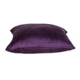 thumbnail image 4 of Parkland Collection Alba 18x18" Solid Viscose & Fabric Throw Pillow in Purple, 4 of 4