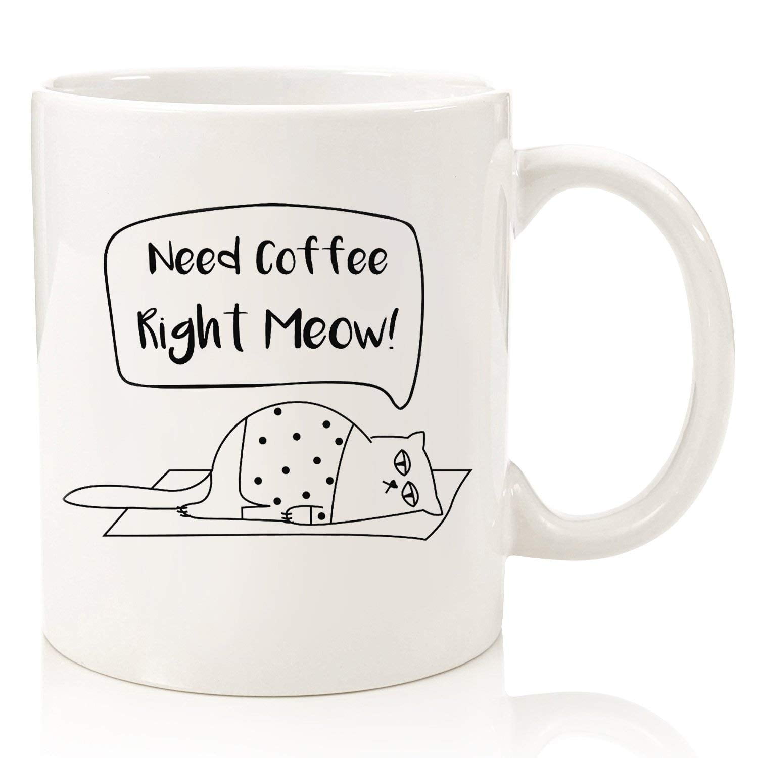 It's Meow or Never Novelty Coffee Mug