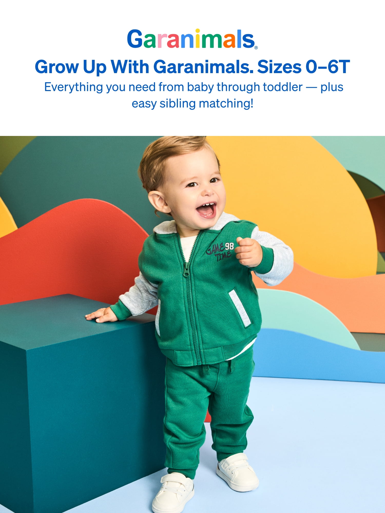Garanimals Baby & Toddler Boy 6-Piece Kid Pack Outfit Set, Sizes 0-6T
