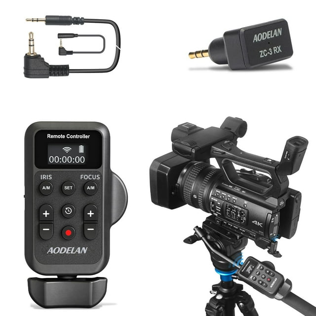 Controlador de zoom inalámbrico AODELAN para videocámaras Sony y Canon