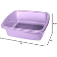 thumbnail image 2 of YBM Home Plastic Dish Pan Basin BA430, 6.25 quart, 13 x 11 in. - Purple, 2 of 4