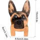 thumbnail image 2 of Soporte para gafas de perro, soporte creativo para gafas, soporte de cristal para animales, bonito adorno de pastor alemán de perro salchicha de madera,, 2 of 5