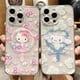 thumbnail image 4 of Sanrio-funda de conejo My Melody para iPhone, carcasa magnética suave y transparente, Magsafe, 11, 12, 13, 14, 15 Pro Max, Mini, X, XS, XR, 8, 7 Plus, SE, 2020, 4 of 5