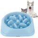 thumbnail image 1 of Comedero lento para perros azul, 1 of 3