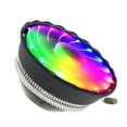 thumbnail image 3 of Kearding Enfriador de CPU de computadora, ventilador de refrigeración extraíble RGB de bajo ruido DC 12V, repuesto de radiador de escritorio Juegos de teclado y mouse para computadora Blanco brillante, 3 of 6