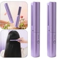 thumbnail image 3 of Cepillo Alisador Portátil Antiescaldaduras  Eléctrico Recargable Por USB Color Morado 2 Uds., 3 of 6