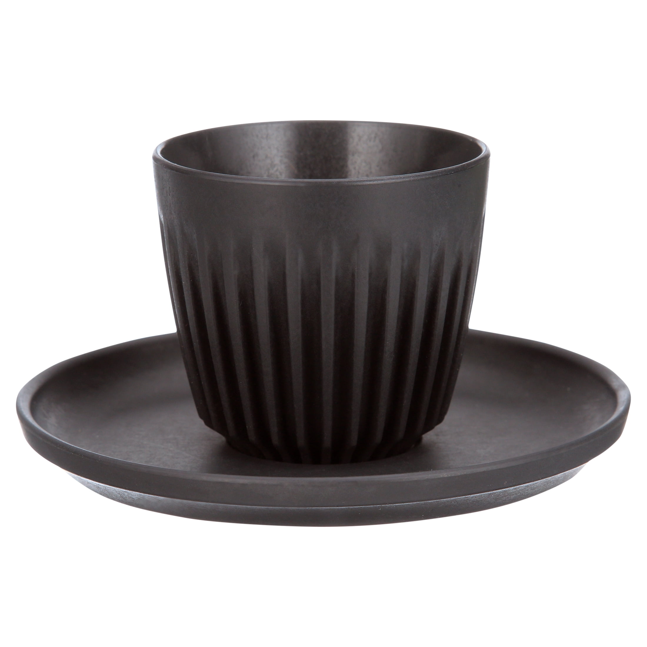 Huskee Cup Espresso Set (Charcoal, 3oz)