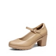 thumbnail image 1 of Zapatos de Tacón Mary Jane Edenia Nude para Mujer DREAM PAIRS con Tacón de 7 cm, 1 of 8