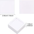 thumbnail image 3 of Dsseng 12pc Acrylic Jewelry Box with Sponge Square White 5.05x5.05x2cm, 3 of 7