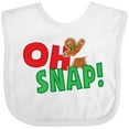 thumbnail image 3 of Inktastic Oh Snap Broken Gingerbread Boys or Girls Baby Bib, 3 of 4