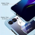 thumbnail image 5 of for Motorola Razr+ 2023 Case with Integrated Glass Screen Protector, Slim Matte Hard PC Back Case Scratch-Resistant Full Coverage Phone Case for Motorola Razr Plus 2023 - Sky Blue, 5 of 12