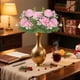thumbnail image 5 of Ramo de peonías de plástico - flores artificiales rosas, moradas, azules y blancas para decoración de bodas y accesorios fotográficos, 5 of 6