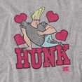 thumbnail image 2 of Johnny Bravo Hunk Women's T Shirt, Athletic Heather, Small, 2 of 6