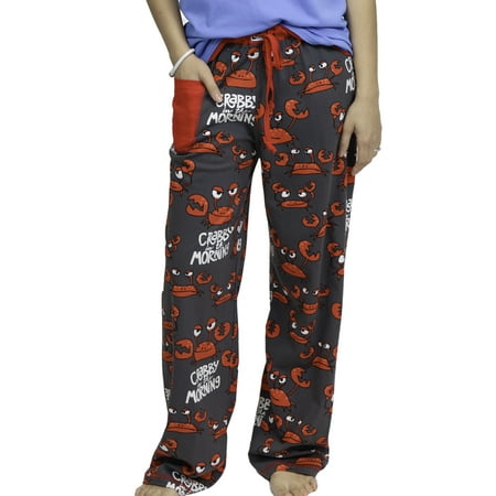 

LazyOne Pajamas for Women Cute Pajama Pants and Top Separates Crab Medium