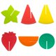 thumbnail image 2 of 6 piezas de marcadores para copas ino, identificación reutilizable, for , decoraciones, para copas de bebidas, de identif Macarena Marcadores de tazas de bebida, 2 of 8