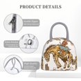 thumbnail image 4 of Balery Cowboy Up Vintage Wild West Bolsa de Almuerzo para Mujeres, Caja de Almuerzo, Bolsa de Almuerzo Pequeña Impermeable, Tote de Almuerzo Reutilizable con Gran Capacidad, 4 of 6