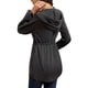 thumbnail image 4 of Chaquetas para mujer Color sólido Casual Cremallera Cintura Linterna Manga suelta Chaqueta de punto con capucha Odeerbi ODB-3, 4 of 7