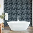thumbnail image 6 of Ambesonne Nautical Blue Peel & Stick Wallpaper for Home, Marine Entangled, 13"x36", Dark Petrol Blue Ivory, 6 of 6