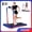 Blue Incline+Handle, variant on Yagud Walking Pad Treadmill with Handle Bar and Adjustable Incline, 3.8HP Portable Electric Treadmills with Wheels for Home, Home Treadmills with Incline, 0.5-3.8MPH, Bright Red