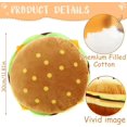 thumbnail image 2 of Cute Hamburger Plushie Toy, Burger Plush Doll, Hamburg Plush Pillow Toy Funny Cheeseburger Stuffed Toys For Sofa Bedroom, 2 of 5