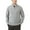 Light Gray, variant on Kallspin Men's Quarter-Zip Sweater Cotton Mock Neck Knit Long Sleeve Pullover Sweater(Caramel,Large)