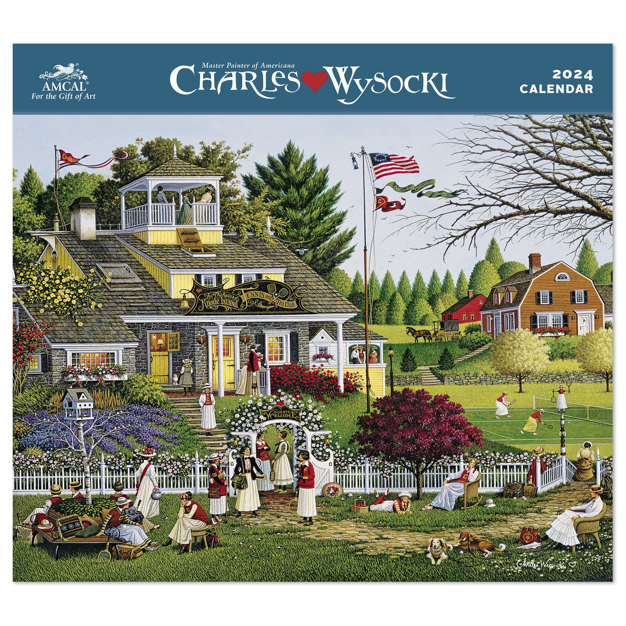 Charles Wysocki 2025 Monthly Wall Calendar 13 12 x 12 Wall Calendars