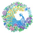 thumbnail image 2 of Cuadros Decorativos 5D DIY Diamond Painting Peacock Wreath Kit Art Door Hanging Decor (DZ663) DQrwqpou Nuevos Originales, 2 of 9