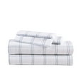 thumbnail image 3 of Eddie Bauer Snowflake Fair Isle Grey Cotton Flannel 4 Piece Sheet Set, King, 3 of 4