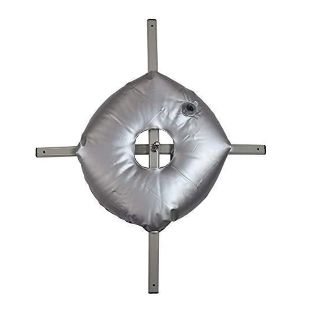 Vispronet Cross Base for Feather Flag, 23in x 23in Foldable Steel Base