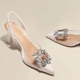 thumbnail image 3 of Primavera y otoño moda nuevo banquete Sexy cómodo cristal transparente Color sólido puntiagudos tacones altos de mujer, 3 of 4