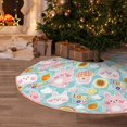 thumbnail image 5 of Fotbe Love You Rabbit Pattern Christmas Tree Skirt, Tree Skirts Plush Christmas Decorations, Christmas Tree Skirts Xmas Decorations Holiday Party Decor-30", 5 of 6