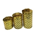 thumbnail image 3 of Tnarru 3 Pcs Pot à Bonbons Récipient de Stockage Alimentaire Portable Rond Pot à Biscuits Anti-Poussière avec Couvercle pour Épices Fruits Secs, 3 of 8