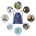 thumbnail image 6 of Sikiie Ireworks In The Night Sky Drawstring Backpack Drawstring Bags, Draw String Back Bag for Sports, Gym, Travel, Swimming, Beach-Medium, 6 of 6