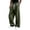 AG07_Army Green, variant on Resicozy Mens Baggy Sweatpants Wide Leg Streetwear Casual Lounge Pants Drawstring Elastic Waist Solid Sweat Pants with Pockets Wine S
