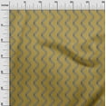 thumbnail image 3 of oneOone Georgette Viscose Dark Mustard Fabric Block Sewing Craft Projects Fabric Prints By Yard 42 Inch Wide-DA, 3 of 5
