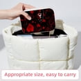 thumbnail image 6 of Valentine's Day Velvet Portable Jewelry Box with Removable Compartment - Ideal Bracelet Holder and Necklace Organizer - Gift, 6 of 7